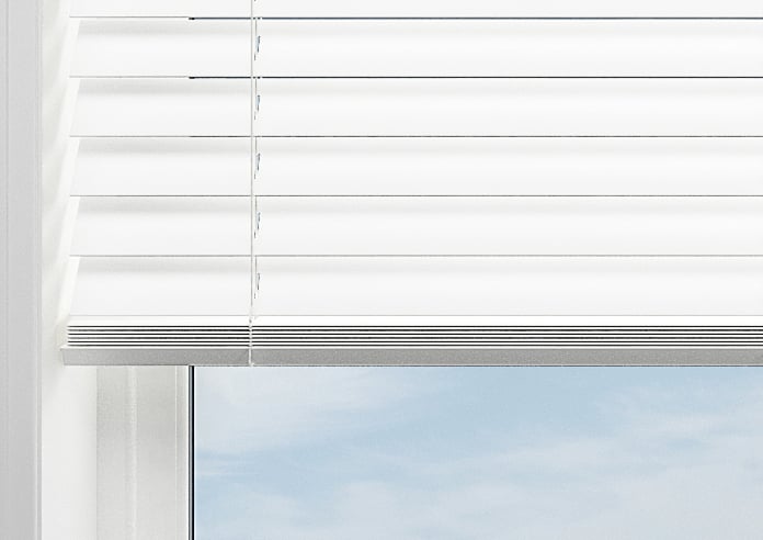 Copenhagen, Classic White Satin - Motorised Venetian Blind - Image 10